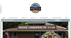 Desktop Screenshot of pacificchiropractic.net