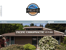 Tablet Screenshot of pacificchiropractic.net